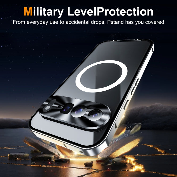 For Google Pixel 9 Pro XL MagSafe Magnetic Frosted Metal Phone Case(Silver) by buy2fix