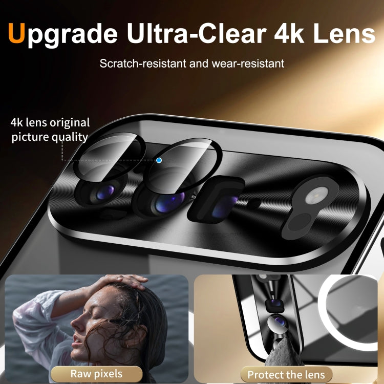 For Google Pixel 9 Pro XL MagSafe Magnetic Frosted Metal Phone Case(Silver) by buy2fix