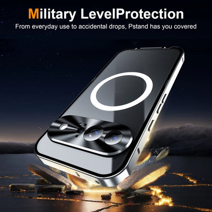 For Google Pixel 9 MagSafe Magnetic Frosted Metal Phone Case(Silver) by buy2fix