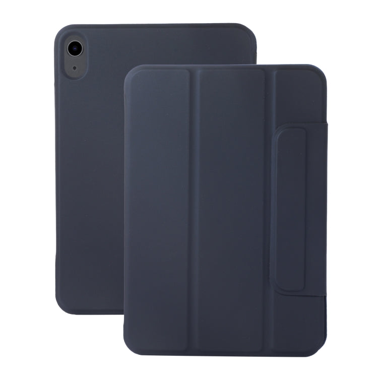 For iPad 2025 / 2022 3-fold Magnetic Buckle Leather Smart Tablet Case(Dark Blue) - iPad 2025 / 2022 Cases by buy2fix | Online Shopping UK | buy2fix