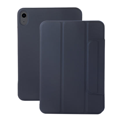 For iPad 2025 / 2022 3-fold Magnetic Buckle Leather Smart Tablet Case(Dark Blue) - iPad 2025 / 2022 Cases by buy2fix | Online Shopping UK | buy2fix