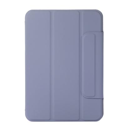 For iPad 2025 / 2022 3-fold Magnetic Buckle Leather Smart Tablet Case(Lavender Gray) - iPad 2025 / 2022 Cases by buy2fix | Online Shopping UK | buy2fix