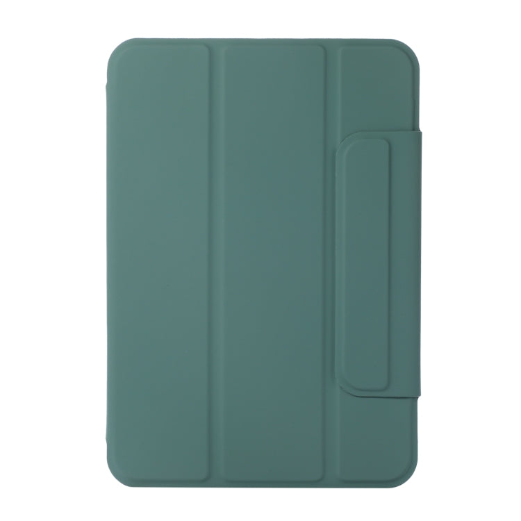 For iPad 2025 / 2022 3-fold Magnetic Buckle Leather Smart Tablet Case(Deep Green) - iPad 2025 / 2022 Cases by buy2fix | Online Shopping UK | buy2fix