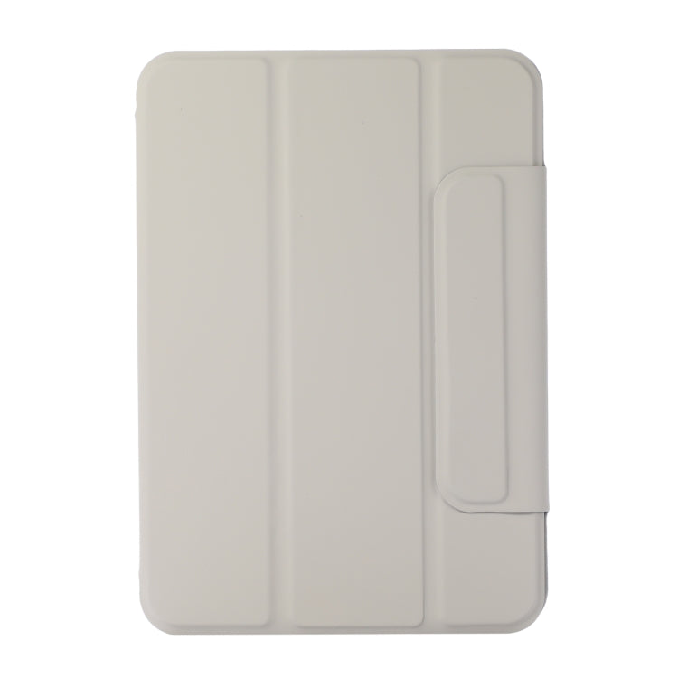 For iPad 2025 / 2022 3-fold Magnetic Buckle Leather Smart Tablet Case(Grey) - iPad 2025 / 2022 Cases by buy2fix | Online Shopping UK | buy2fix