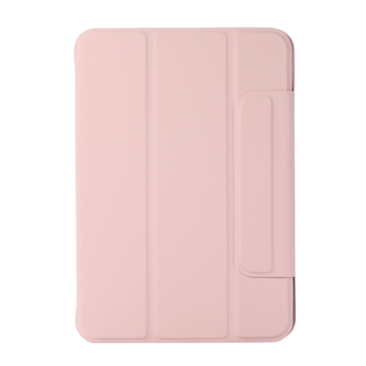 For iPad 2025 / 2022 3-fold Magnetic Buckle Leather Smart Tablet Case(Pink) - iPad 2025 / 2022 Cases by buy2fix | Online Shopping UK | buy2fix