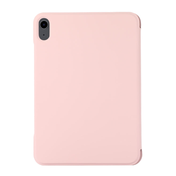 For iPad 2025 / 2022 3-fold Magnetic Buckle Leather Smart Tablet Case(Pink) - iPad 2025 / 2022 Cases by buy2fix | Online Shopping UK | buy2fix
