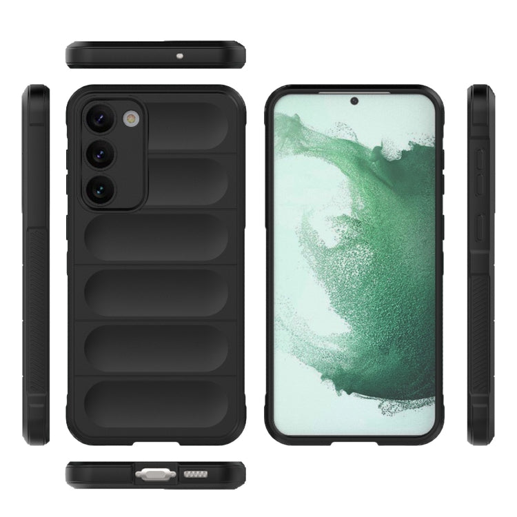 For Samsung Galaxy S23+ 5G Magic Shield TPU + Flannel Phone Case(Light Blue) - Galaxy S23+ 5G Cases by buy2fix | Online Shopping UK | buy2fix