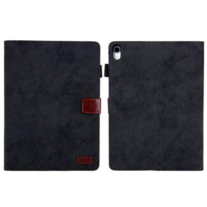 For iPad 2025 / 2022 Cloth Texture Leather Smart Tablet Case(Black) - iPad 2025 / 2022 Cases by buy2fix | Online Shopping UK | buy2fix