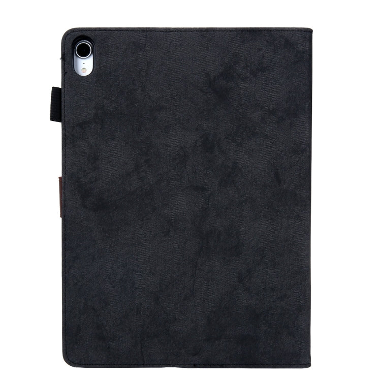 For iPad 2025 / 2022 Cloth Texture Leather Smart Tablet Case(Black) - iPad 2025 / 2022 Cases by buy2fix | Online Shopping UK | buy2fix