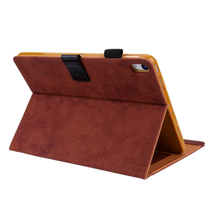 For iPad 2025 / 2022 Cloth Texture Leather Smart Tablet Case(Brown) - iPad 2025 / 2022 Cases by buy2fix | Online Shopping UK | buy2fix