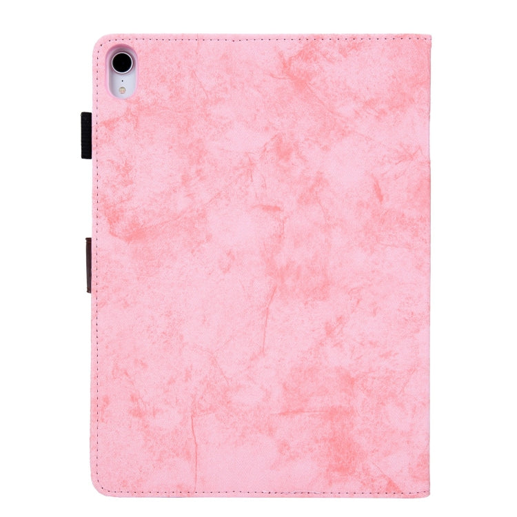 For iPad 2025 / 2022 Cloth Texture Leather Smart Tablet Case(Pink) - iPad 2025 / 2022 Cases by buy2fix | Online Shopping UK | buy2fix