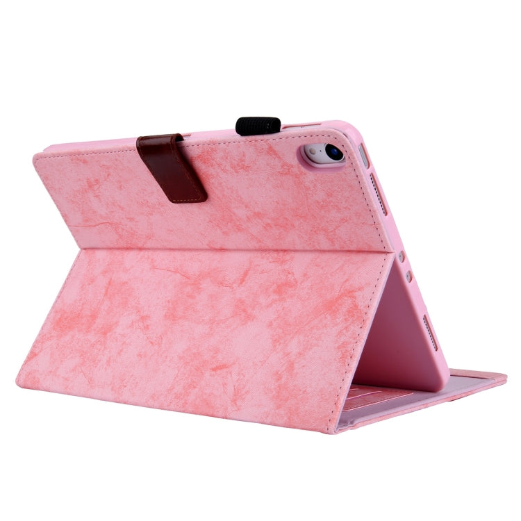 For iPad 2025 / 2022 Cloth Texture Leather Smart Tablet Case(Pink) - iPad 2025 / 2022 Cases by buy2fix | Online Shopping UK | buy2fix
