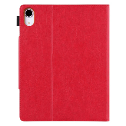 For iPad 2025 / 2022 Solid Color Metal Buckle Leather Smart Tablet Case(Red) - iPad 2025 / 2022 Cases by buy2fix | Online Shopping UK | buy2fix