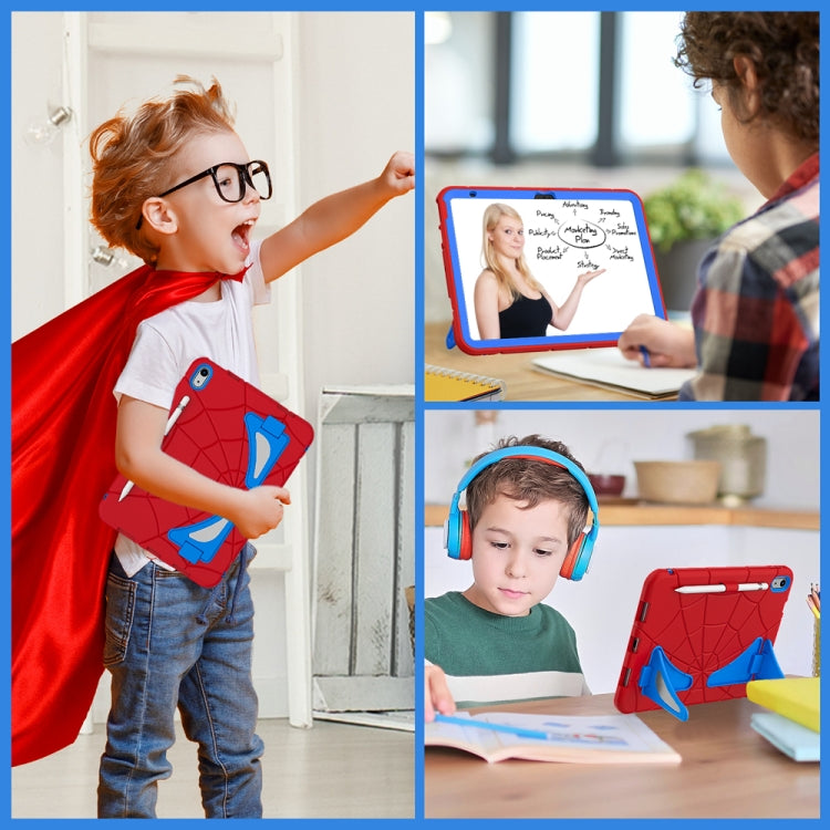 For iPad 2025 / 2022 Silicone + PC Shockproof Protective Tablet Case(Red+Blue) - iPad 2025 / 2022 Cases by buy2fix | Online Shopping UK | buy2fix