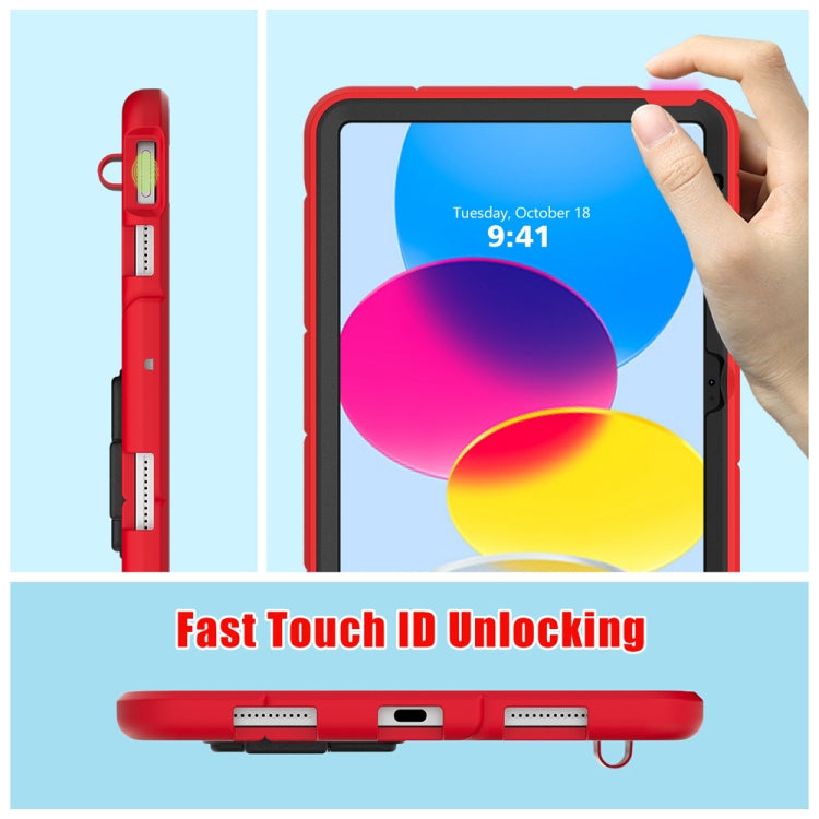 For iPad 2025 / 2022 Silicone + PC Shockproof Protective Tablet Case(Red+Black) - iPad 2025 / 2022 Cases by buy2fix | Online Shopping UK | buy2fix