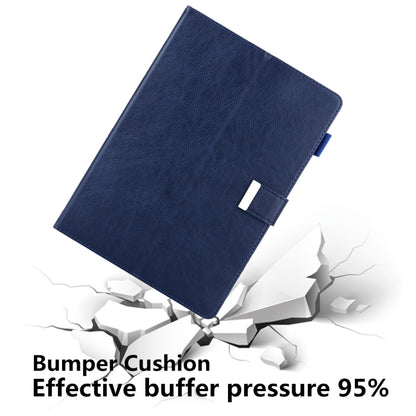 For iPad 2025 / 2022 Solid Color Small Metal Buckle Leather Smart Tablet Case(Royal Blue) - iPad 2025 / 2022 Cases by buy2fix | Online Shopping UK | buy2fix
