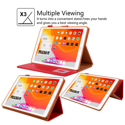 For iPad 2025 / 2022 Solid Color Small Metal Buckle Leather Smart Tablet Case(Red) - iPad 2025 / 2022 Cases by buy2fix | Online Shopping UK | buy2fix