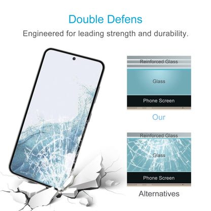 For Samsung Galaxy S23 5G 0.26mm 9H 2.5D Tempered Glass Film, Support Fingerprint Unlock by DIYLooks