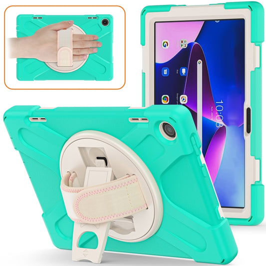 For Lenovo Tab M10 10.1 3rd Gen Silicone + PC Protective Tablet Case(Mint Green) - Lenovo by buy2fix | Online Shopping UK | buy2fix