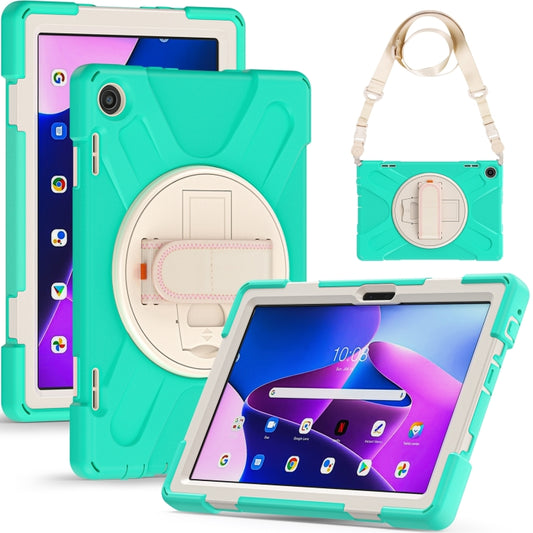For Lenovo Tab M10 10.1 3rd Gen Silicone + PC Protective Tablet Case(Mint Green) - Lenovo by buy2fix | Online Shopping UK | buy2fix
