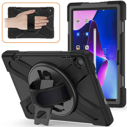 For Lenovo Tab M10 10.1 3rd Gen Silicone + PC Protective Tablet Case(Black) - Lenovo by buy2fix | Online Shopping UK | buy2fix