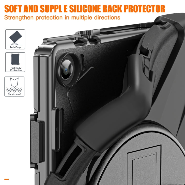 For Lenovo Tab M10 10.1 3rd Gen Silicone + PC Protective Tablet Case(Black) - Lenovo by buy2fix | Online Shopping UK | buy2fix