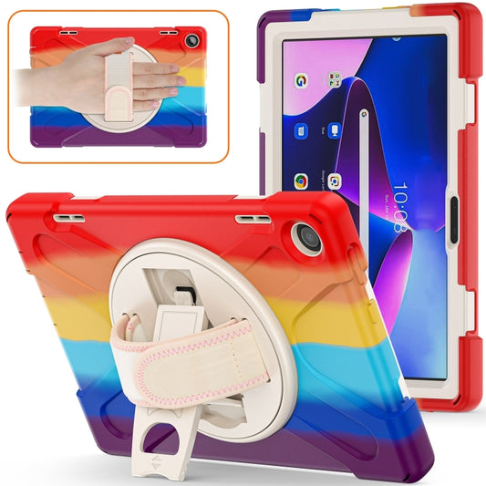 For Lenovo Tab M10 10.1 3rd Gen Silicone + PC Protective Tablet Case(Colorful Red) - Lenovo by buy2fix | Online Shopping UK | buy2fix