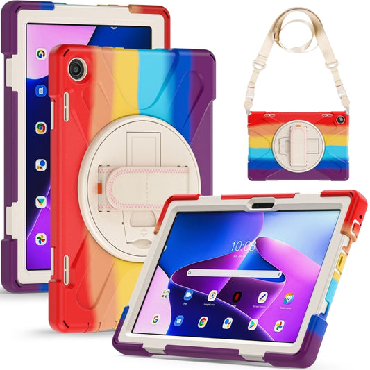 For Lenovo Tab M10 10.1 3rd Gen Silicone + PC Protective Tablet Case(Colorful Red) - Lenovo by buy2fix | Online Shopping UK | buy2fix