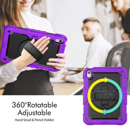 For iPad 2025 / 2022 Silicone + PC Full Body Protection Tablet Case(Purple) - iPad 2025 / 2022 Cases by buy2fix | Online Shopping UK | buy2fix