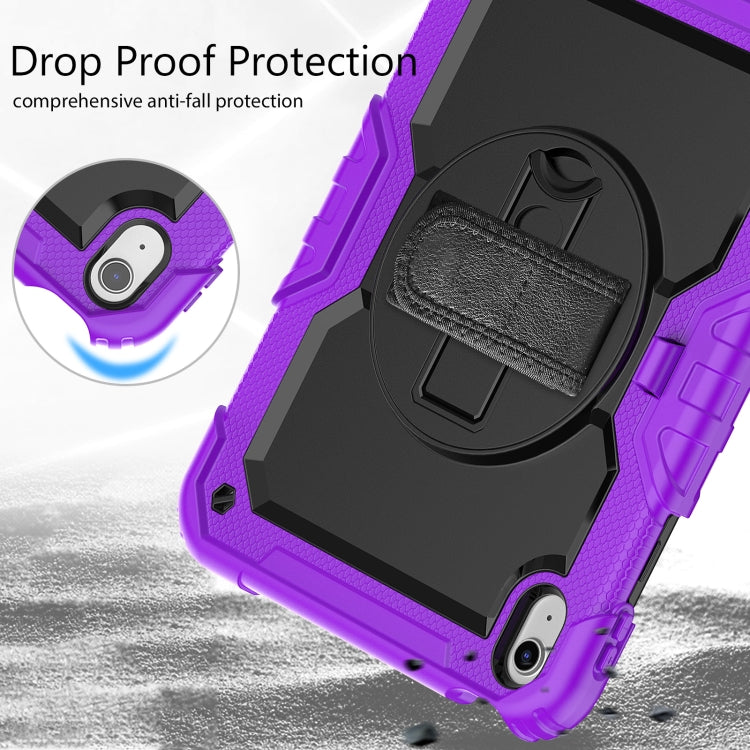 For iPad 2025 / 2022 Silicone + PC Full Body Protection Tablet Case(Purple) - iPad 2025 / 2022 Cases by buy2fix | Online Shopping UK | buy2fix