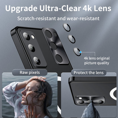 For Samsung Galaxy S20 FE Frosted Metal Phone Case(Black) - Galaxy S20 FE Cases by buy2fix | Online Shopping UK | buy2fix