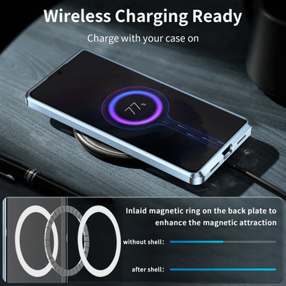 For Samsung Galaxy S21 FE 5G Frosted Metal Phone Case(Purple) - Galaxy Phone Cases by buy2fix | Online Shopping UK | buy2fix