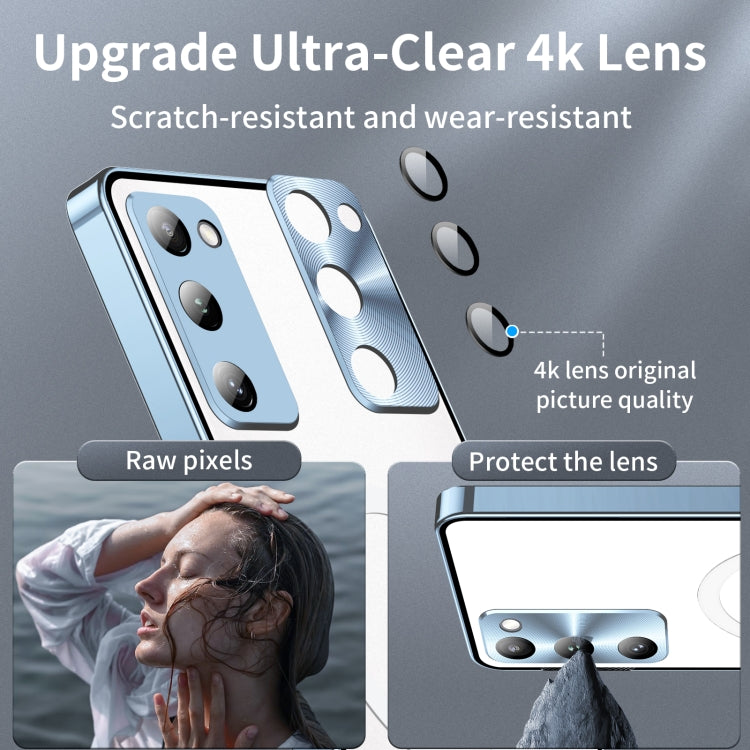 For Samsung Galaxy S21 FE 5G Frosted Metal Phone Case(Green) - Galaxy Phone Cases by buy2fix | Online Shopping UK | buy2fix