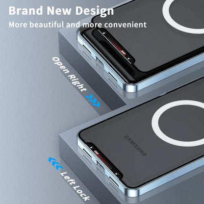 For Samsung Galaxy S21 FE 5G Frosted Metal Phone Case(Green) - Galaxy Phone Cases by buy2fix | Online Shopping UK | buy2fix