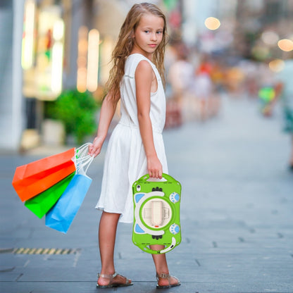 For iPad 2025 / 2022 Cute Cat King Kids Shockproof Silicone Tablet Case(Green) - iPad 2025 / 2022 Cases by buy2fix | Online Shopping UK | buy2fix