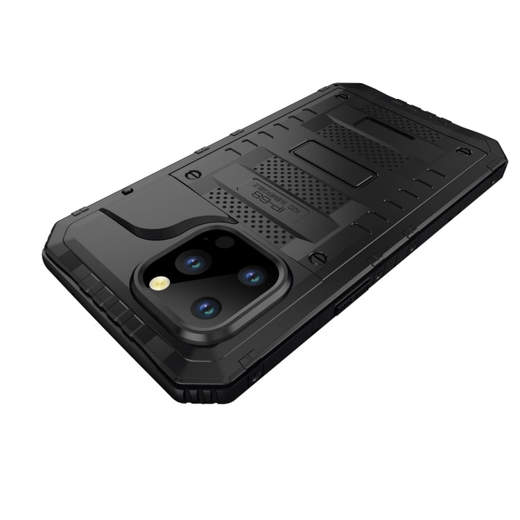 For iPhone 14 Pro Max Shockproof Waterproof Dustproof Metal + Silicone Phone Case(Black) - iPhone 14 Pro Max Cases by buy2fix | Online Shopping UK | buy2fix