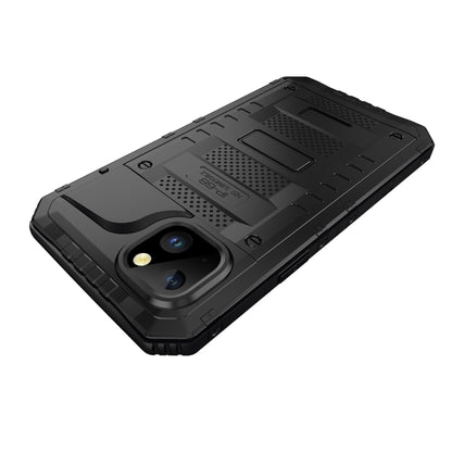 For iPhone 14 Shockproof Waterproof Dustproof Metal + Silicone Phone Case(Black) - iPhone 14 Cases by buy2fix | Online Shopping UK | buy2fix