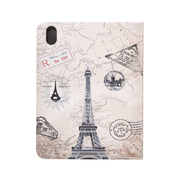 For iPad 2025 / 2022 Painted Voltage Pen Slot Tablet Smart Case(Eiffel Tower) - iPad 2025 / 2022 Cases by buy2fix | Online Shopping UK | buy2fix