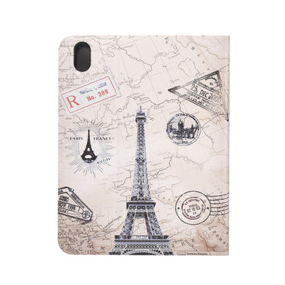 For iPad 2025 / 2022 Painted Voltage Pen Slot Tablet Smart Case(Eiffel Tower) - iPad 2025 / 2022 Cases by buy2fix | Online Shopping UK | buy2fix