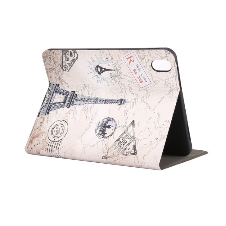 For iPad 2025 / 2022 Painted Voltage Pen Slot Tablet Smart Case(Eiffel Tower) - iPad 2025 / 2022 Cases by buy2fix | Online Shopping UK | buy2fix