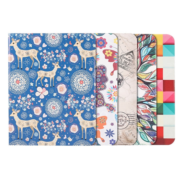 For iPad 2025 / 2022 Painted Voltage Pen Slot Tablet Smart Case(Blue Elk) - iPad 2025 / 2022 Cases by buy2fix | Online Shopping UK | buy2fix