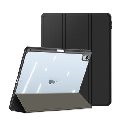 For iPad 2025 / 2022 DUX DUCIS TOBY Series Antiskid Leather Smart Tablet Case(Black) - iPad 2025 / 2022 Cases by DUX DUCIS | Online Shopping UK | buy2fix