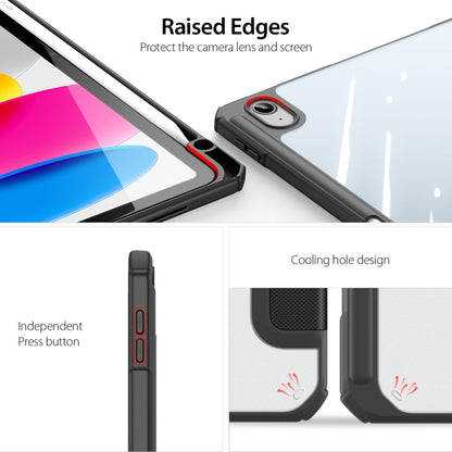 For iPad 2025 / 2022 DUX DUCIS TOBY Series Antiskid Leather Smart Tablet Case(Black) - iPad 2025 / 2022 Cases by DUX DUCIS | Online Shopping UK | buy2fix