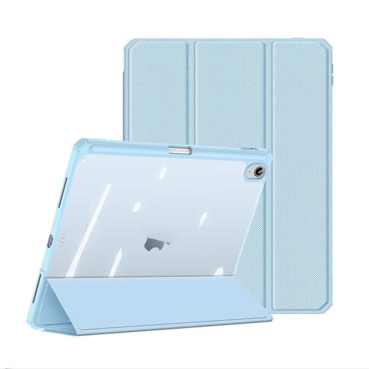 For iPad 2025 / 2022 DUX DUCIS TOBY Series Antiskid Leather Smart Tablet Case(Blue) - iPad 2025 / 2022 Cases by DUX DUCIS | Online Shopping UK | buy2fix