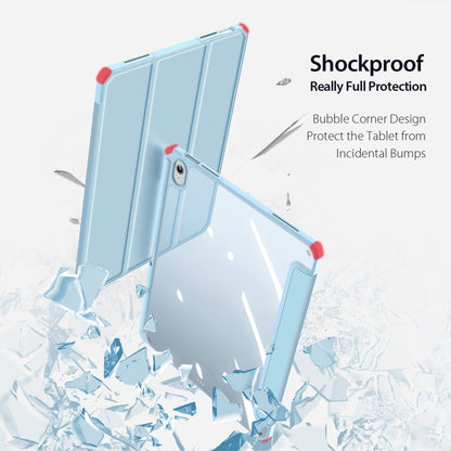 For iPad 2025 / 2022 DUX DUCIS TOBY Series Antiskid Leather Smart Tablet Case(Blue) - iPad 2025 / 2022 Cases by DUX DUCIS | Online Shopping UK | buy2fix