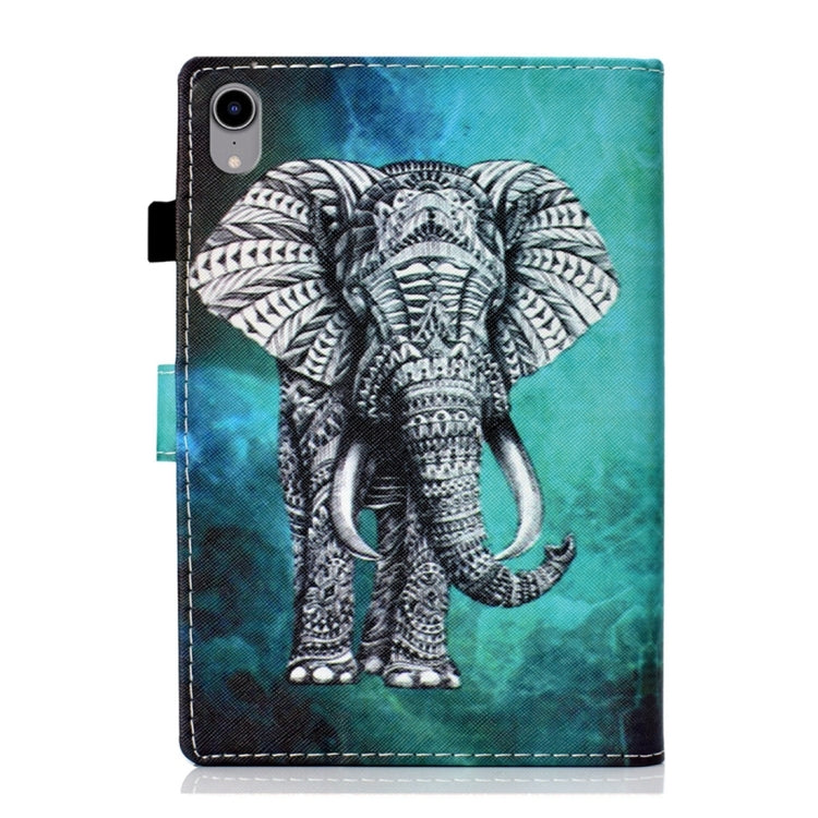 For iPad 2025 / 2022 Coloured Drawing Stitching Smart Leather Tablet Case(Elephant) - iPad 2025 / 2022 Cases by buy2fix | Online Shopping UK | buy2fix