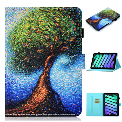 For iPad 2025 / 2022 Coloured Drawing Stitching Smart Leather Tablet Case(Miracle Tree) - iPad 2025 / 2022 Cases by buy2fix | Online Shopping UK | buy2fix