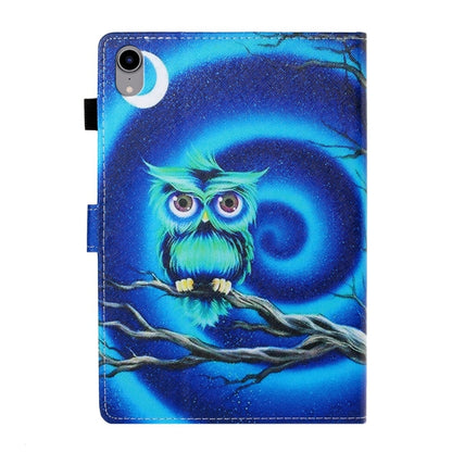 For iPad 2025 / 2022 Coloured Drawing Stitching Smart Leather Tablet Case(Moon Owl) - iPad 2025 / 2022 Cases by buy2fix | Online Shopping UK | buy2fix