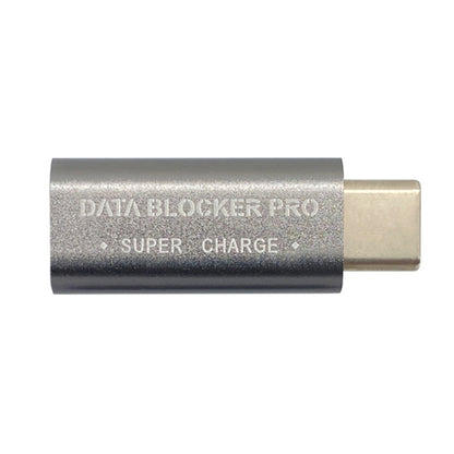 GE07 USB-C / Type-C Data Blocker Fast Charging Connector(Grey) by buy2fix