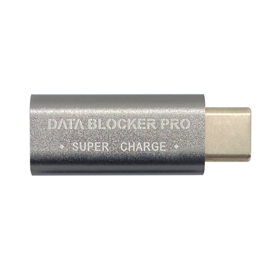 GE07 USB-C / Type-C Data Blocker Fast Charging Connector(Grey) by buy2fix